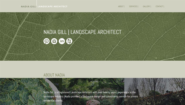 Nadia Gill Website Developer, Design and Concept, Melbourne shop
